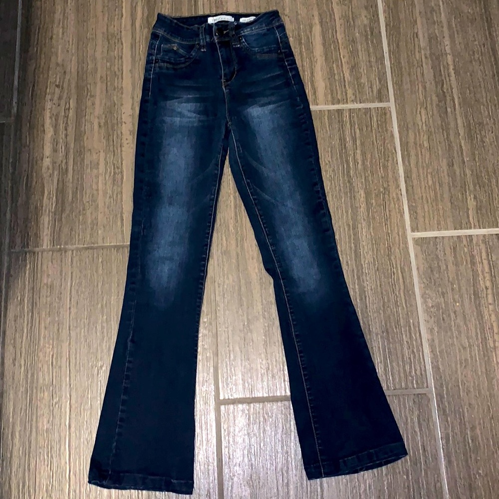 YMI- High rise flare jeans- 1